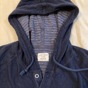 Lucky Brand button 3 button Hoodie